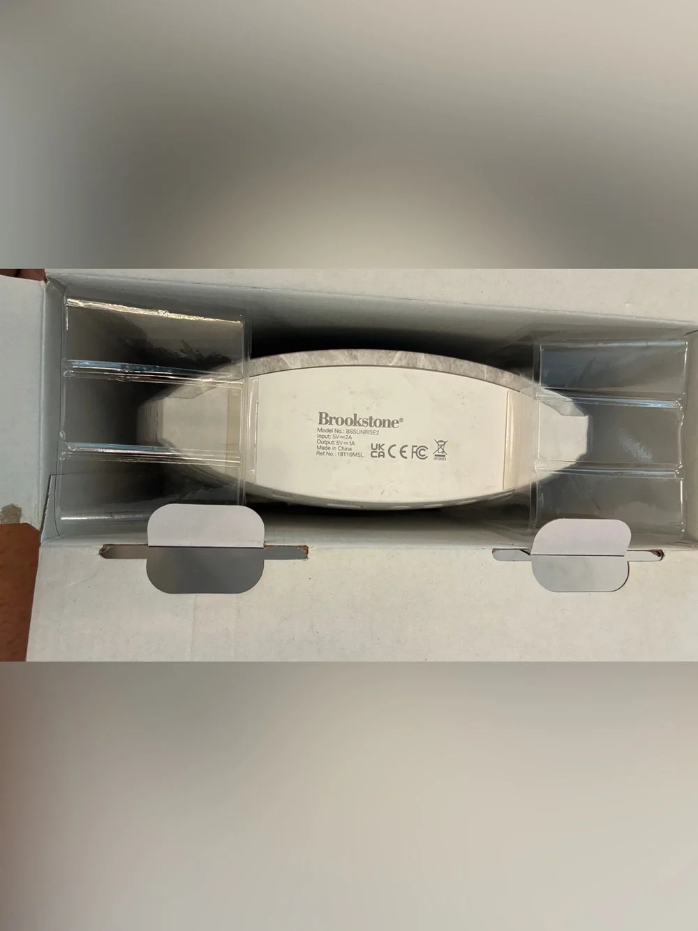 Brookstone sunrise alarm clock